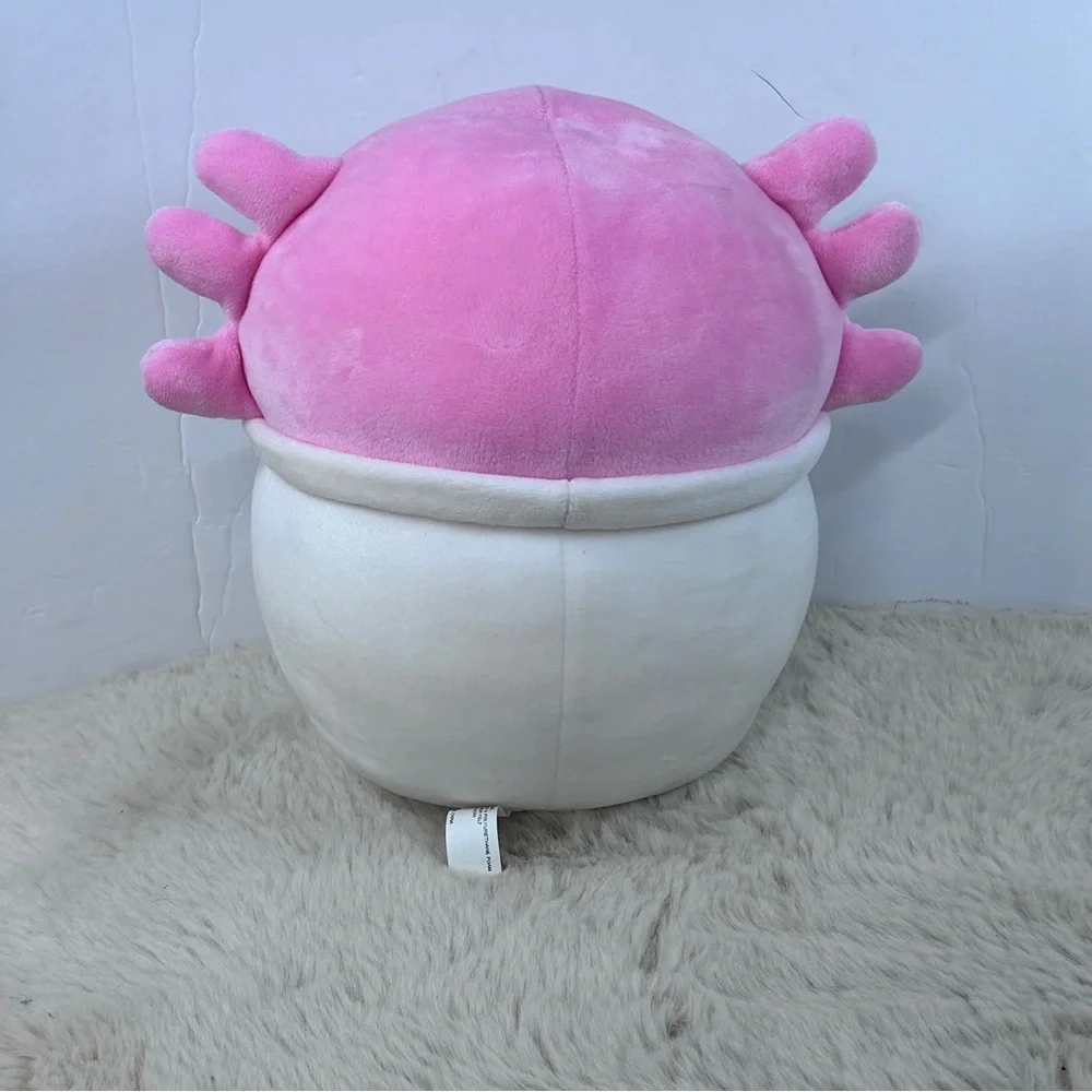 Cute & Cuddly Foodie Axolotl‎ 9” Pink and White Plush Toy